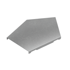 Крышка горизонтального угла 45 гр. 100 мм "ПЛЮС" HD85 КМ-профиль (KGLplus45-100 HD85)