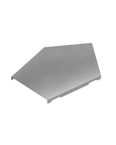 Крышка горизонтального угла 45 гр. 100 мм ПЛЮС HD85 КМ-профиль (KGLplus45-100 HD85) в Комсомольске-на-Амуре Аксессуары для лотков Pintop.ru