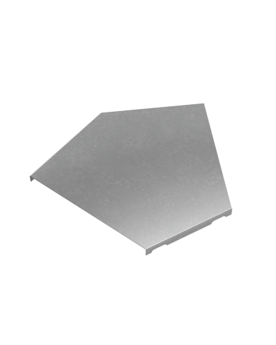 Крышка горизонтального угла 45 гр. 200 мм ПЛЮС HD85 КМ-профиль (KGLplus45-200 HD85) в Комсомольске-на-Амуре Аксессуары для лотков Pintop.ru