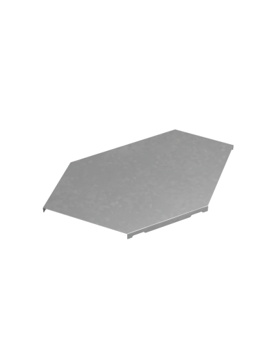 Крышка горизонтального угла 90 гр. 150 мм ПЛЮС КМ-Профиль (KGLplus90-150) в Комсомольске-на-Амуре Аксессуары для лотков Pintop.ru