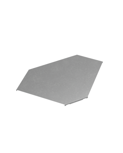 Крышка горизонтального угла 90 гр. 300 мм ПЛЮС КМ-Профиль (KGLplus90-300) в Комсомольске-на-Амуре Аксессуары для лотков Pintop.ru