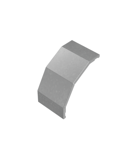 Крышка внешнего вертикального угла 90 гр. 150 мм ПЛЮС HD85 КМ-профиль (KVLplus90-150 HD85) в Комсомольске-на-Амуре Аксессуары для лотков Pintop.ru