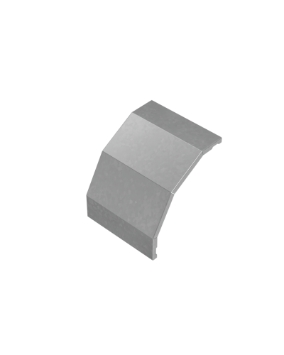 Крышка внешнего вертикального угла 90 гр. 200 мм ПЛЮС HD КМ-Профиль (KVLplus90-200 HD) в Комсомольске-на-Амуре Аксессуары для лотков Pintop.ru