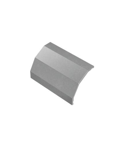 Крышка внешнего вертикального угла 90 гр. 400 мм ПЛЮС КМ-Профиль (KVLplus90-400) в Комсомольске-на-Амуре Аксессуары для лотков Pintop.ru