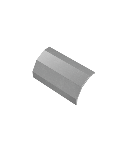 Крышка внешнего вертикального угла 90 гр. 500 мм ПЛЮС HD85 КМ-профиль (KVLplus90-500 HD85) в Комсомольске-на-Амуре Аксессуары для лотков Pintop.ru