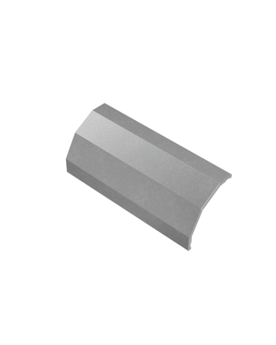 Крышка внешнего вертикального угла 90 гр. 600 мм ПЛЮС INOX304 КМ-Профиль (KVLplus90-600 INOX304) в Комсомольске-на-Амуре Аксессуары для лотков Pintop.ru