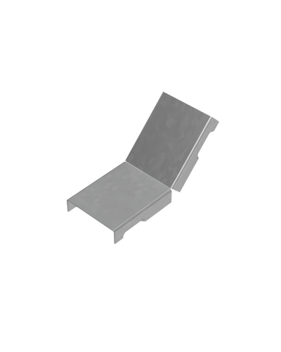 Крышка внутреннего вертикального угла 45 гр. 50 мм ПЛЮС КМ-Профиль (KNLplus45-50) в Комсомольске-на-Амуре Аксессуары для лотков Pintop.ru