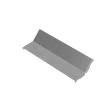 Крышка внутреннего вертикального угла 45 гр. 300 мм "ПЛЮС" INOX304 КМ-Профиль (KNLplus45-300 INOX304)