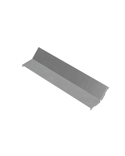 Крышка внутреннего вертикального угла 45 гр. 400 мм ПЛЮС HD КМ-Профиль (KNLplus45-400 HD) в Комсомольске-на-Амуре Аксессуары для лотков Pintop.ru