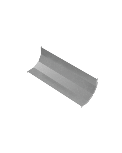 Крышка внутреннего вертикального угла 90 гр. 500 мм ПЛЮС INOX304 КМ-Профиль (KNLplus90-500 INOX304) в Комсомольске-на-Амуре Аксессуары для лотков Pintop.ru