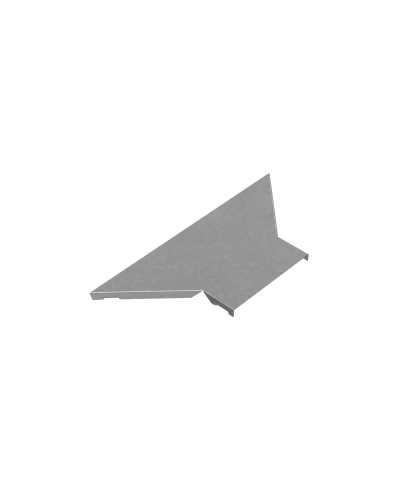 Крышка Т-ответвителя 150 мм ПЛЮС INOX304 КМ-Профиль (KTUplus150 INOX304) в Комсомольске-на-Амуре Аксессуары для лотков Pintop.ru