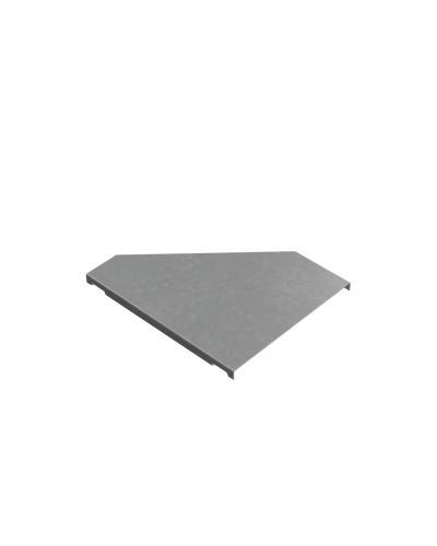 Крышка переходника левого 50-200 мм ПЛЮС HD КМ-Профиль (KPDplus50-200-L HD) в Комсомольске-на-Амуре Аксессуары для лотков Pintop.ru