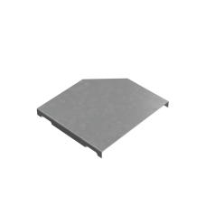 Крышка переходника левого 100-150 мм "ПЛЮС" HD85 КМ-профиль (KPDplus100-150-L HD85)