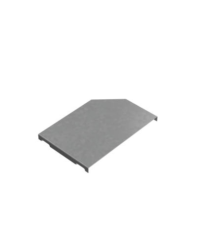 Крышка переходника левого 150-200 мм ПЛЮС КМ-Профиль (KPDplus150-200-L) в Комсомольске-на-Амуре Аксессуары для лотков Pintop.ru