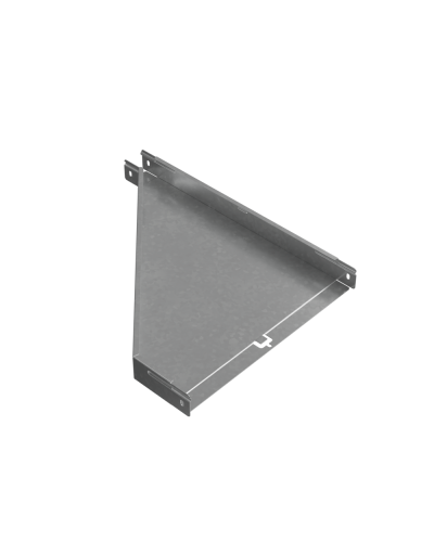 Переходник правый 50х50-400 мм ПЛЮС HD85 КМ-профиль (PDplus50-50-400-R HD85) в Комсомольске-на-Амуре Аксессуары для лотков Pintop.ru