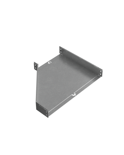 Переходник правый 80х300-600 мм ПЛЮC INOX304 КМ-Профиль (PDplus80-300-600-R INOX304) в Комсомольске-на-Амуре Аксессуары для лотков Pintop.ru