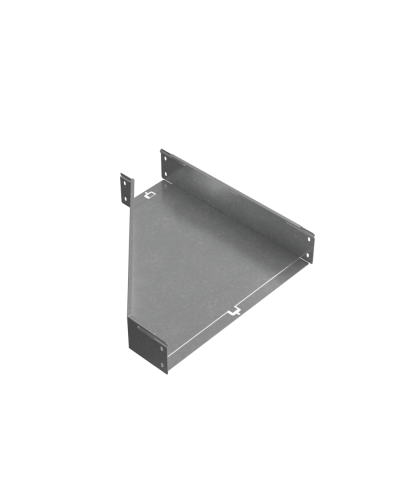 Переходник правый 100х150-500 мм ПЛЮC INOX304 КМ-Профиль (PDplus100-150-500-R INOX304) в Комсомольске-на-Амуре Аксессуары для лотков Pintop.ru