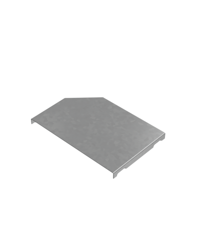 Крышка переходника правого 150-200 мм ПЛЮС КМ-Профиль (KPDplus150-200-R) в Комсомольске-на-Амуре Аксессуары для лотков Pintop.ru