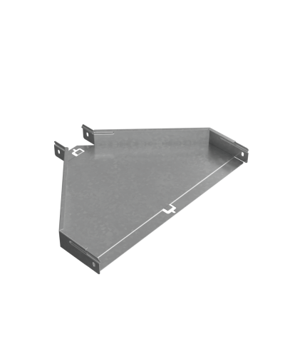 Переходник центральный 50х100-500 мм ПЛЮС INOX304 КМ-Профиль (PDplus50-100-500-C INOX304) в Комсомольске-на-Амуре Аксессуары для лотков Pintop.ru