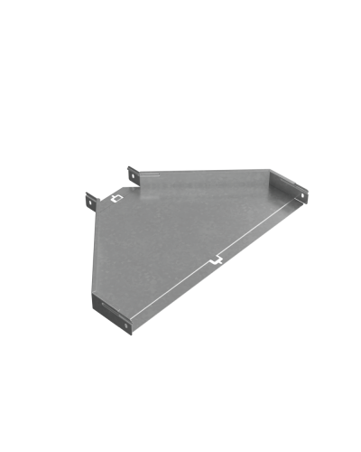 Переходник центральный 50х150-600 мм ПЛЮС INOX304 КМ-Профиль (PDplus50-150-600-C INOX304) в Комсомольске-на-Амуре Аксессуары для лотков Pintop.ru