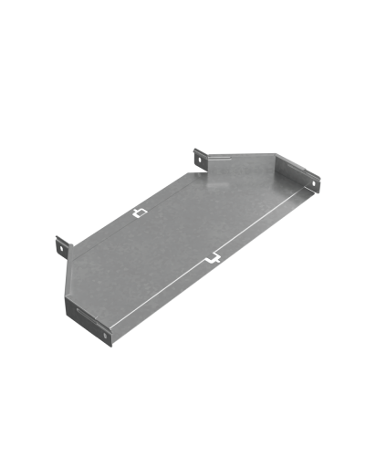 Переходник центральный 50х400-600 мм ПЛЮС INOX304 КМ-Профиль (PDplus50-400-600-C INOX304) в Комсомольске-на-Амуре Аксессуары для лотков Pintop.ru