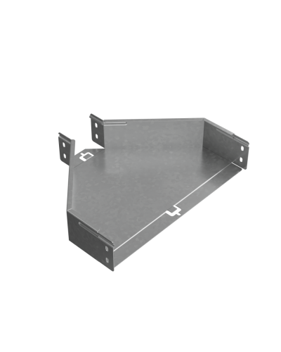 Переходник центральный 80х100-400 мм ПЛЮС HD КМ-Профиль (PDplus80-100-400-C HD) в Комсомольске-на-Амуре Аксессуары для лотков Pintop.ru