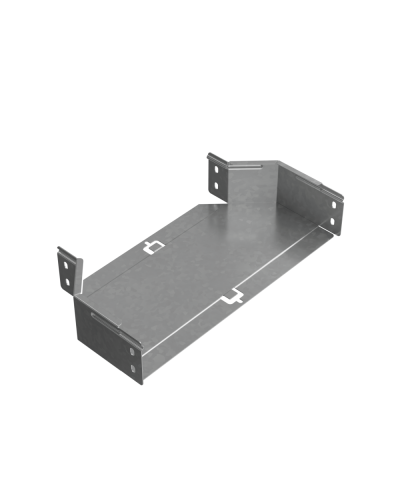 Переходник центральный 80х300-400 мм ПЛЮС КМ-Профиль (PDplus80-300-400-C) в Комсомольске-на-Амуре Аксессуары для лотков Pintop.ru