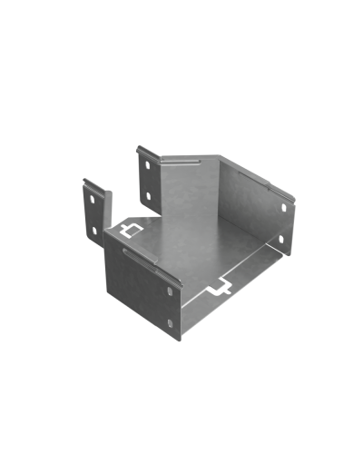 Переходник центральный 100х100-200 мм ПЛЮС HD85 КМ-профиль (PDplus100-100-200-C HD85) в Комсомольске-на-Амуре Аксессуары для лотков Pintop.ru
