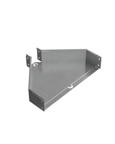 Переходник центральный 100х100-500 мм ПЛЮС INOX304 КМ-Профиль (PDplus100-100-500-C INOX304) в Комсомольске-на-Амуре Аксессуары для лотков Pintop.ru