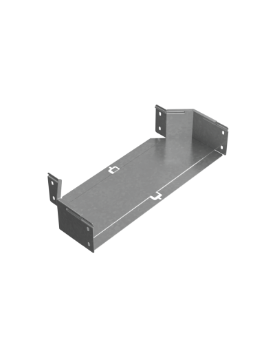 Переходник центральный 100х400-500 мм ПЛЮС INOX304 КМ-Профиль (PDplus100-400-500-C INOX304) в Комсомольске-на-Амуре Аксессуары для лотков Pintop.ru
