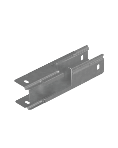 Поворот лотка по оси против часовой стрелке 50х50 мм ПЛЮС HD КМ-профиль (POLplus50-50 HD) в Комсомольске-на-Амуре Аксессуары для лотков Pintop.ru