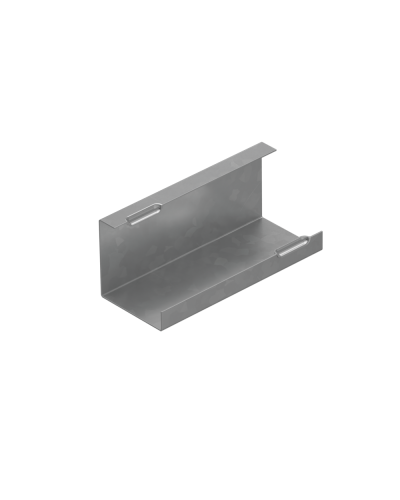 Крышка поворота лотка по оси против часовой стрелке 50 мм ПЛЮС КМ-профиль (KPOLplus50) в Комсомольске-на-Амуре Аксессуары для лотков Pintop.ru