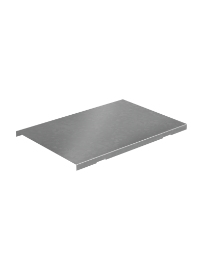 Крышка угла вертикального внешнего 200 мм с разворотом трассы на 90 гр. ПЛЮС INOX304 КМ-Профиль (KVLPDplus90-200 INOX304) в Комсомольске-на-Амуре Аксессуары для лотков Pintop.ru