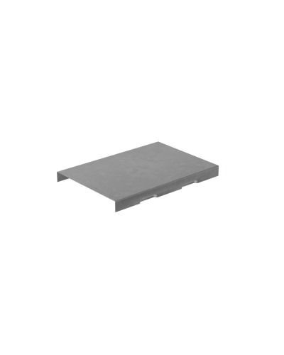 Крышка на угол внешний вертикальный 100х150 мм с разворотом трассы на 180 гр. ПЛЮС HD85 КМ-профиль (KVLTDplus90-100-150 HD85) в Комсомольске-на-Амуре Аксессуары для лотков Pintop.ru