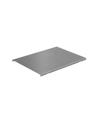 Крышка на вертикальный Т-ответвитель переходник 400-100 мм с разворотом трассы на 90 гр. ПЛЮС (нижняя часть меньше исходной) КМ-Профиль (KTDPSplus90-400-100) в Комсомольске-на-Амуре Аксессуары для лотков Pintop.ru