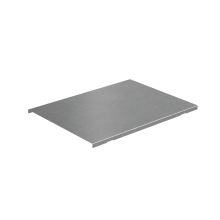 Крышка на вертикальный Т-ответвитель переходник 400-150 мм с разворотом трассы на 90 гр. "ПЛЮС" (нижняя часть меньше исходной) КМ-Профиль (KTDPSplus90-400-150)