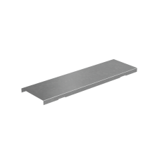 Крышка на вертикальный Т-ответвитель переходник 150-500 мм с разворотом трассы на 90 гр. "ПЛЮС" (нижняя часть больше исходной) КМ-Профиль (KTDPVplus90-150-500)