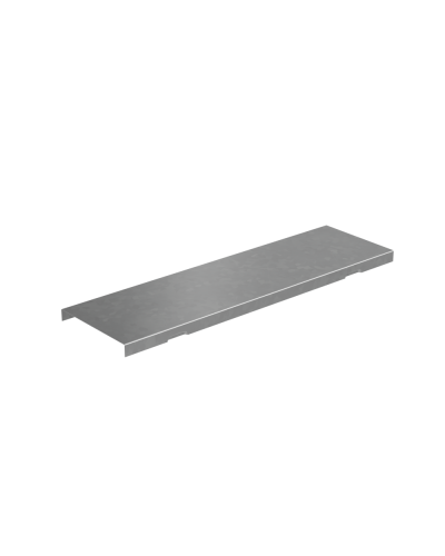 Крышка на вертикальный Т-ответвитель переходник 150-600 мм с разворотом трассы на 90 гр. ПЛЮС (нижняя часть больше исходной) HD85 КМ-профиль (KTDPVplus90-150-600 HD85) в Комсомольске-на-Амуре Аксессуары для лотков Pintop.ru