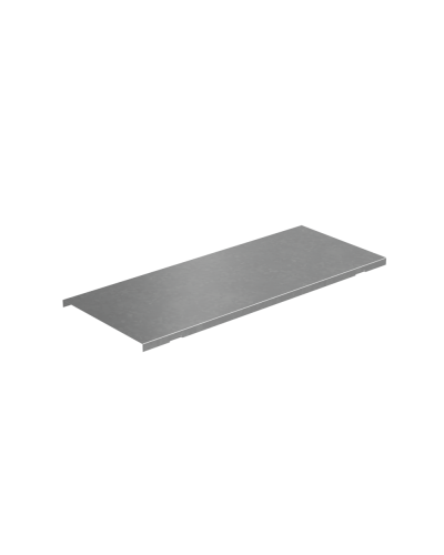 Крышка на вертикальный Т-ответвитель переходник 500-600 мм с разворотом трассы на 90 гр. ПЛЮС (нижняя часть больше исходной) КМ-Профиль (KTDPVplus90-500-600) в Комсомольске-на-Амуре Аксессуары для лотков Pintop.ru