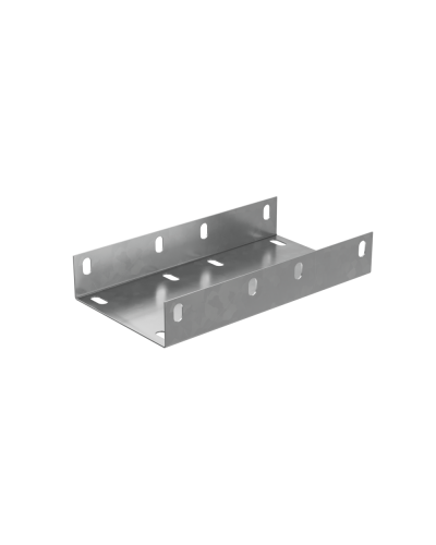 Соединительная пластина усиленная П-образная для лотка 50х150 мм ПЛЮС INOX304 КМ-Профиль (SPUplus50-150 INOX304) в Комсомольске-на-Амуре Аксессуары для лотков Pintop.ru