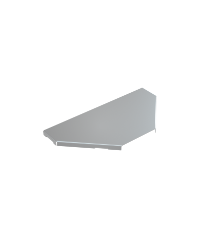 Крышка ответвителя 50 мм КМ-Профиль (KTU50) в Комсомольске-на-Амуре Аксессуары для лотков Pintop.ru