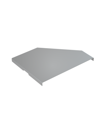 Крышка переходника левого 100-200 мм КМ-Профиль (KPD100-200-L) в Комсомольске-на-Амуре Аксессуары для лотков Pintop.ru