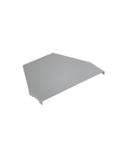 Крышка переходника центрального 100-200 мм КМ-Профиль (KPD100-200-C) в Комсомольске-на-Амуре Аксессуары для лотков Pintop.ru