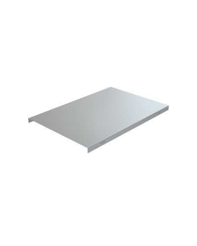 Крышка на угол внешний вертикальный 50х300 мм с разворотом трассы на 180 гр. КМ-Профиль (KVLTD90-50-300) в Комсомольске-на-Амуре Аксессуары для лотков Pintop.ru