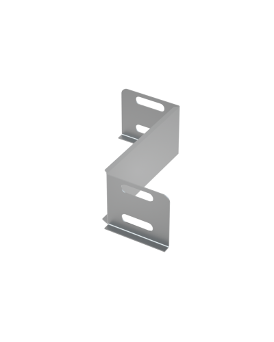 Переходник упрощенный левый 50х150 мм КМ-Профиль (PDL50-150) в Комсомольске-на-Амуре Аксессуары для лотков Pintop.ru