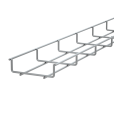 Проволочный лоток 30х100 L3000 мм INOX304 КМ-Профиль (PL30-100-3000 INOX304)