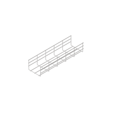 Проволочный лоток 100х200 L3000 мм INOX304 КМ-Профиль (PL100-200-3000 INOX304)