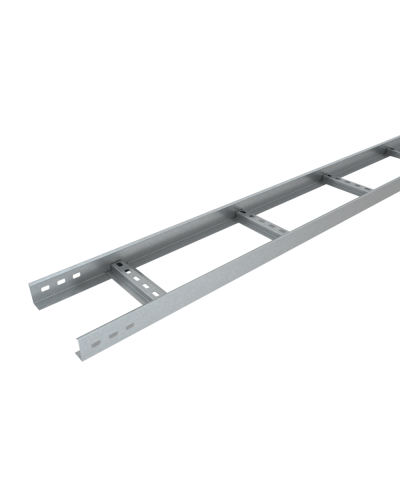 Лоток лестничный 50х150х1,5 L2000 мм HD КМ-Профиль (LL50-150-1.5-2000 HD) в Комсомольске-на-Амуре Кабельные лотки Pintop.ru