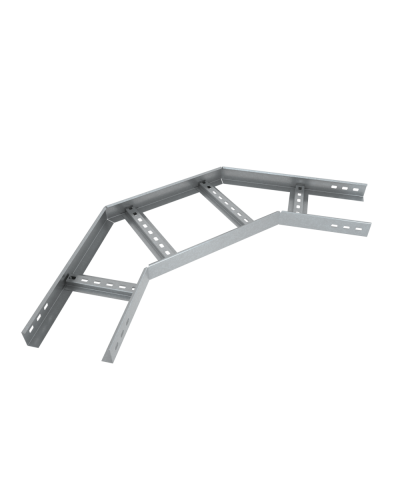 Угол лестничный горизонтальный 90 гр. 100х200х1,2 мм HD КМ-Профиль (LGL90-100-200-1.2 HD) в Комсомольске-на-Амуре Аксессуары для лотков Pintop.ru
