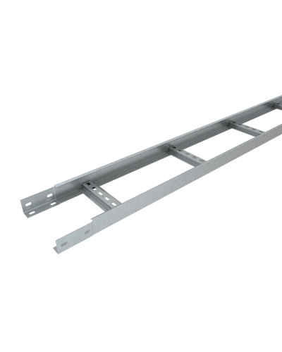 Лоток лестничный 50х150х1,5 L2500 мм Быстрый монтаж HD85 КМ-профиль (LLS50-150-1.5-2500 HD85) в Комсомольске-на-Амуре Кабельные лотки Pintop.ru